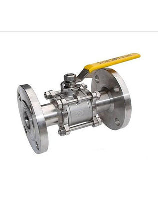 Good price SS304 SS316 CF8M материал литого железа шарикового клапана фланца 3 частей онлайн