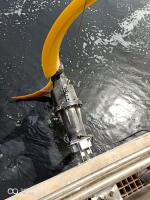 Пропеллер подачи насоса смесителя погружающийся турбинки QDT банана низкоскоростной с редуктором